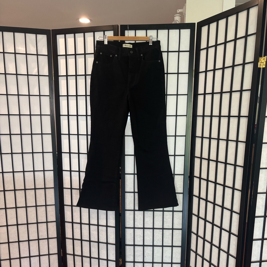 Madewell Black Perfect Vintage Fit Jeans In 28